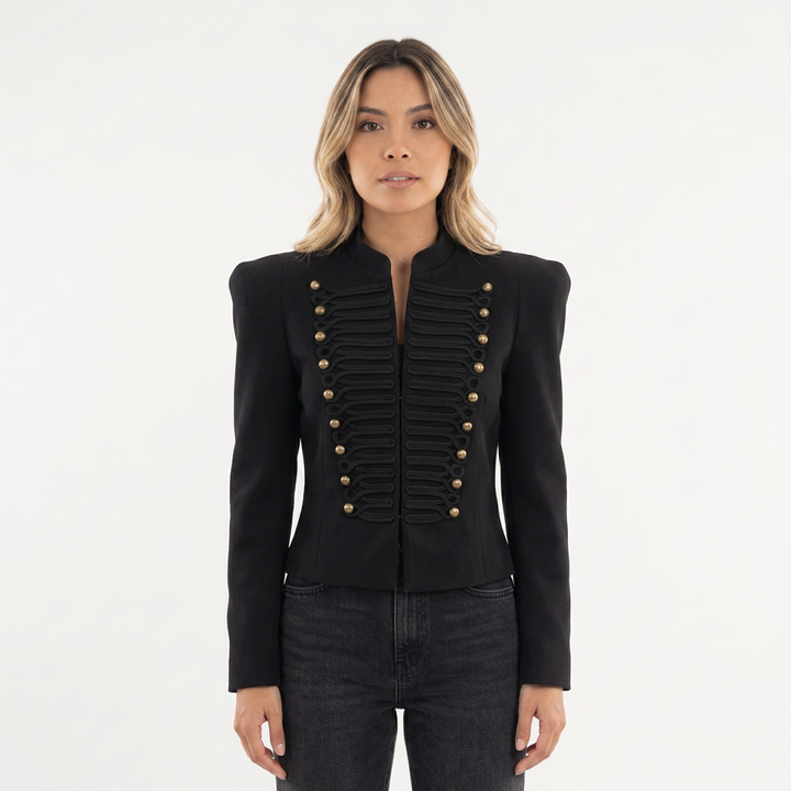 Blazer Corto Militar Tachuelas