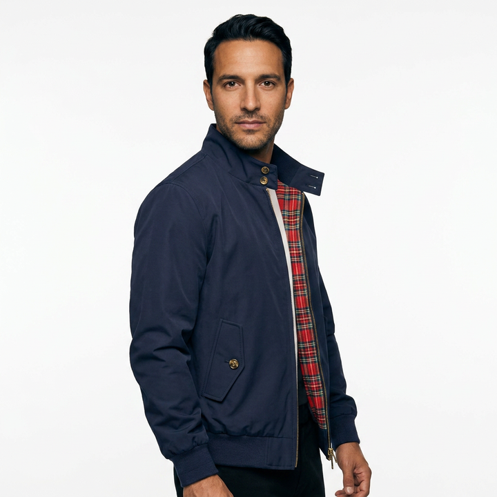 Chaqueta Bomber Forro Cuadros