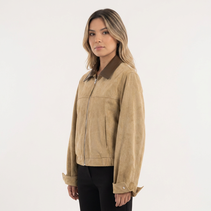 Chaqueta Corta Retro Mujer