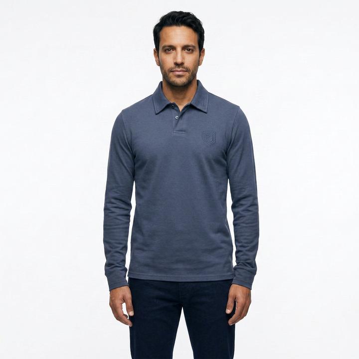Polo Manga Larga Hombre