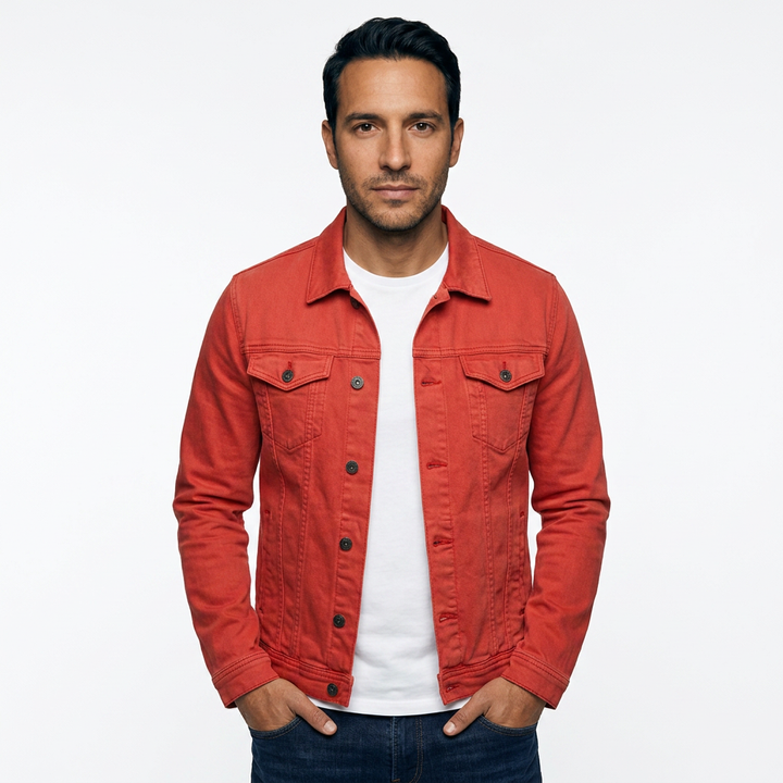 Chaqueta Vaquera Casual Hombre