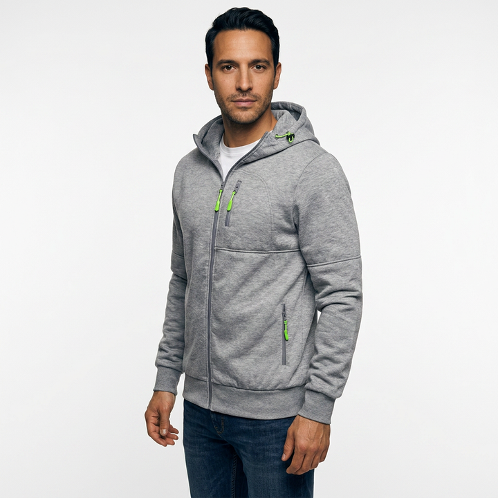 Sudadera Lana Cremallera Hombre