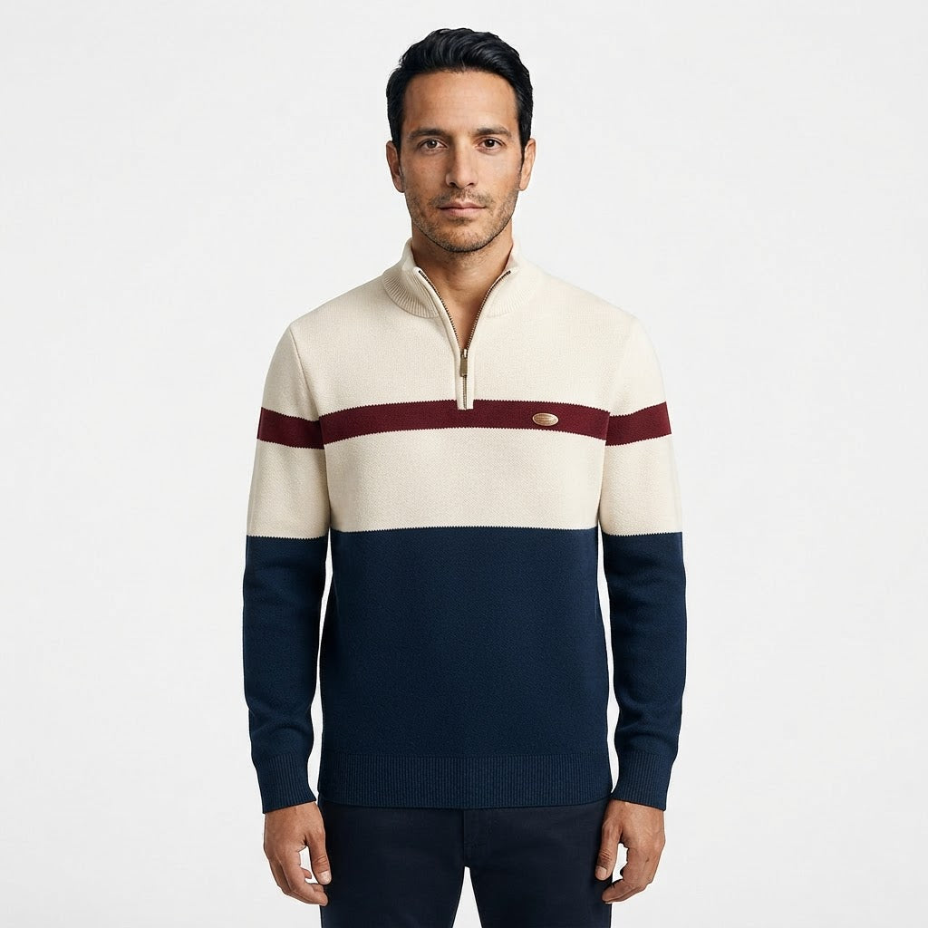 Jersey Media Cremallera Hombre