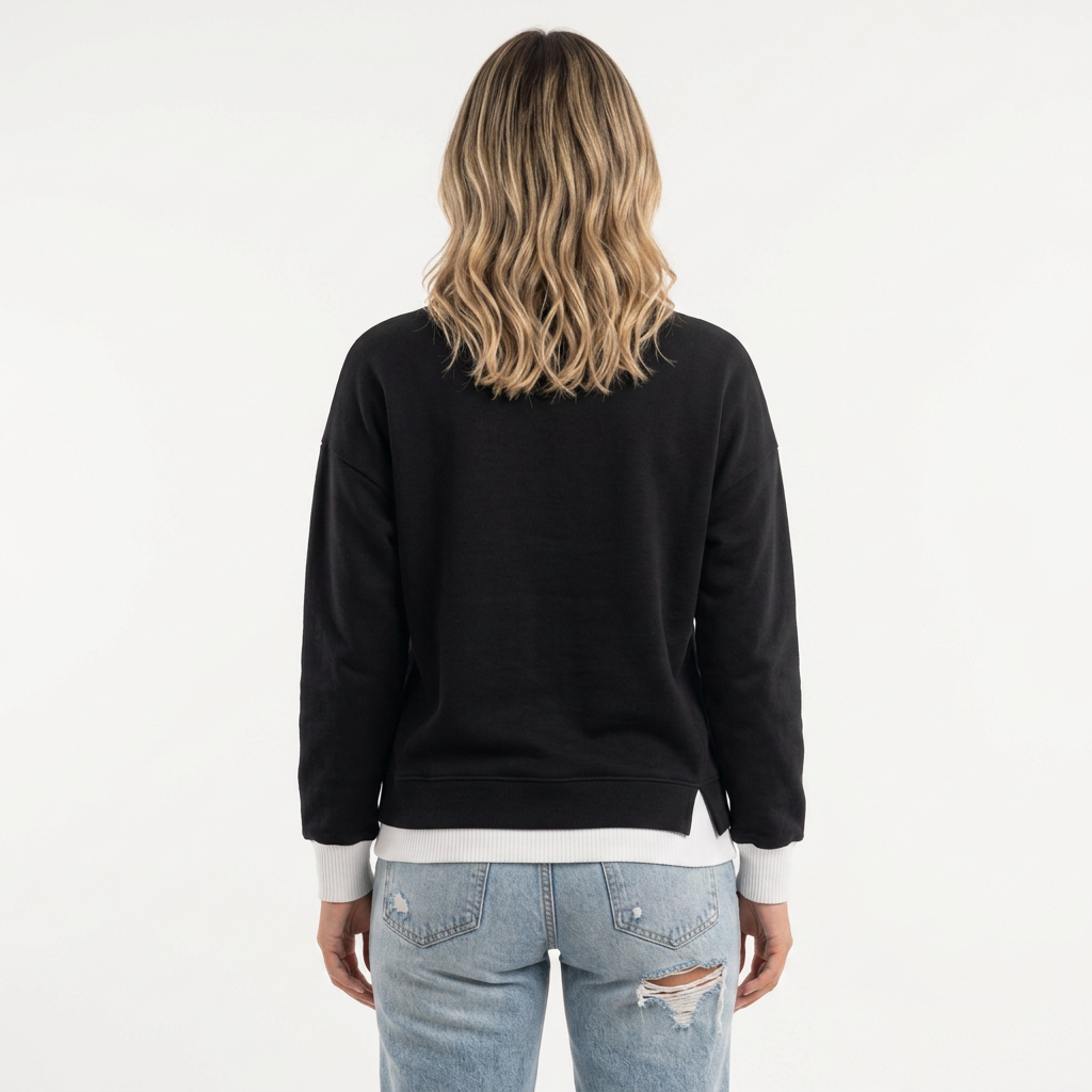 Sudadera Efecto Dos Piezas