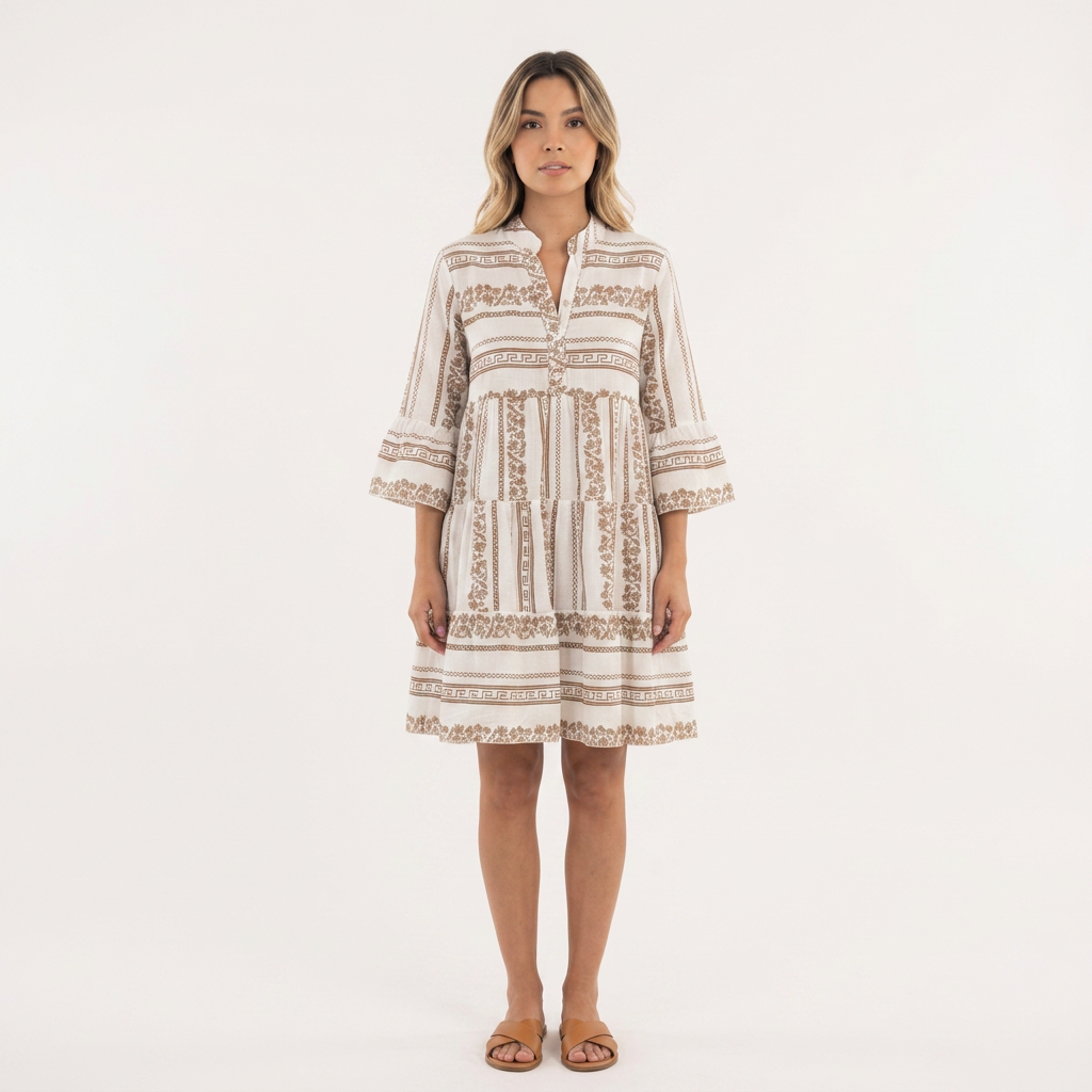 Vestido Corto Túnica Boho