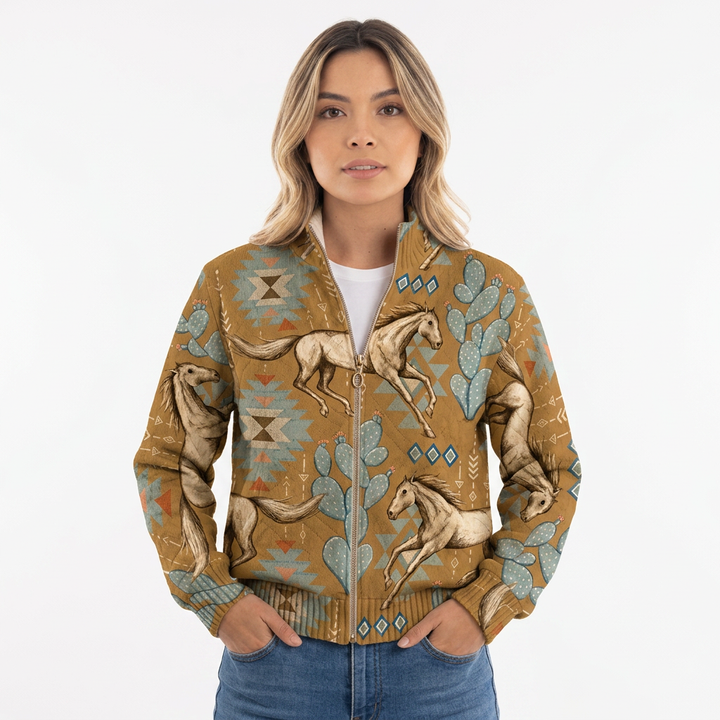 Chaqueta Cuello Alto Forro Polar