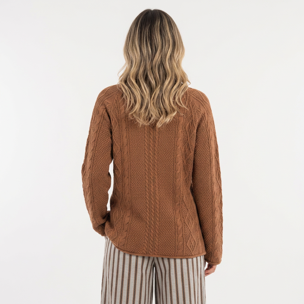 Jersey Punto Trenzado Casual