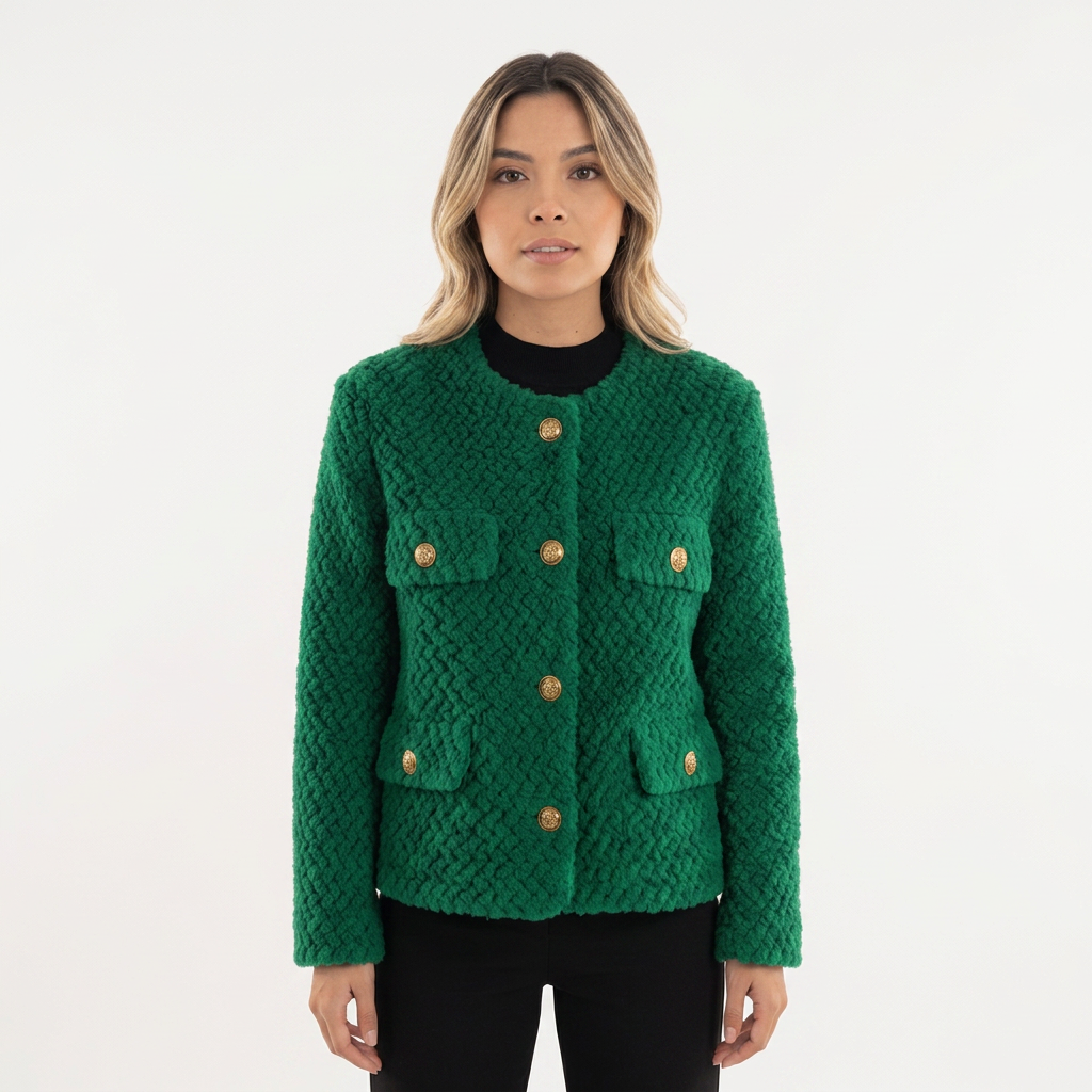 Chaqueta Shearling Borrego Sintético