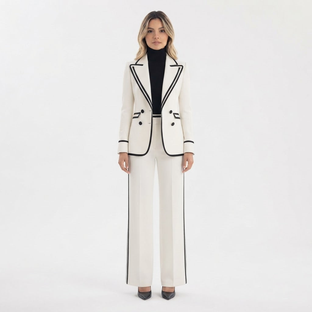 Conjunto Blazer Cruzado Elegante