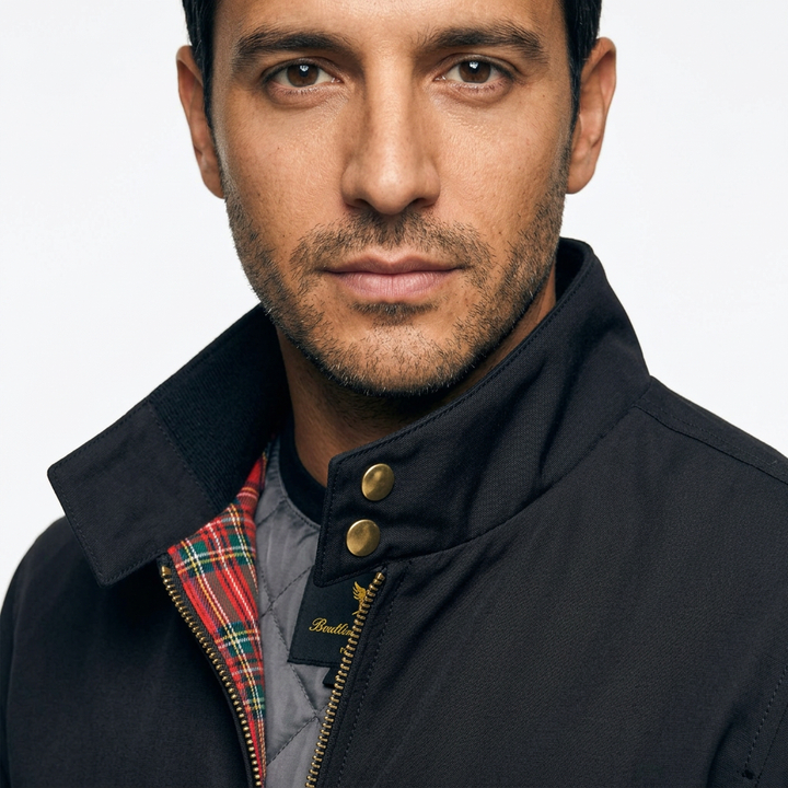 Chaqueta Bomber Forro Cuadros