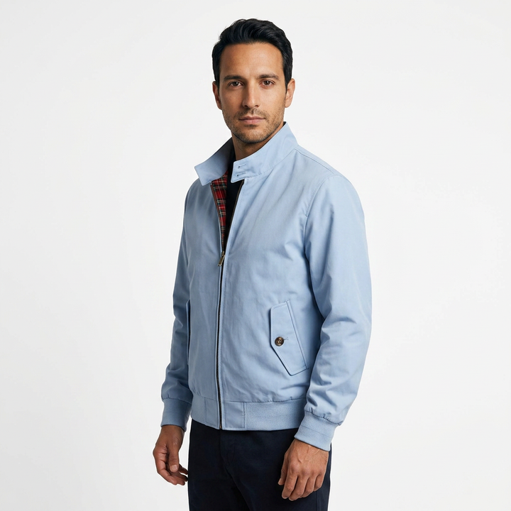 Chaqueta Bomber Forro Cuadros