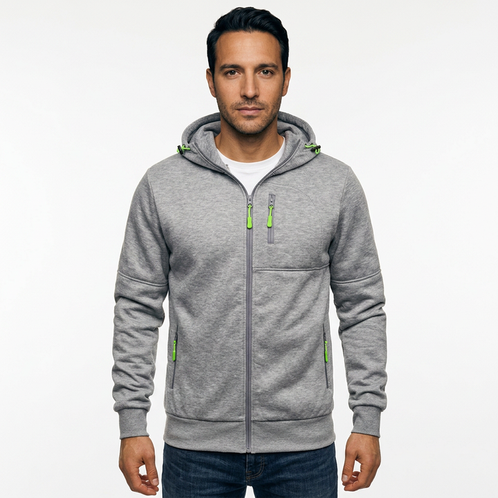 Sudadera Lana Cremallera Hombre