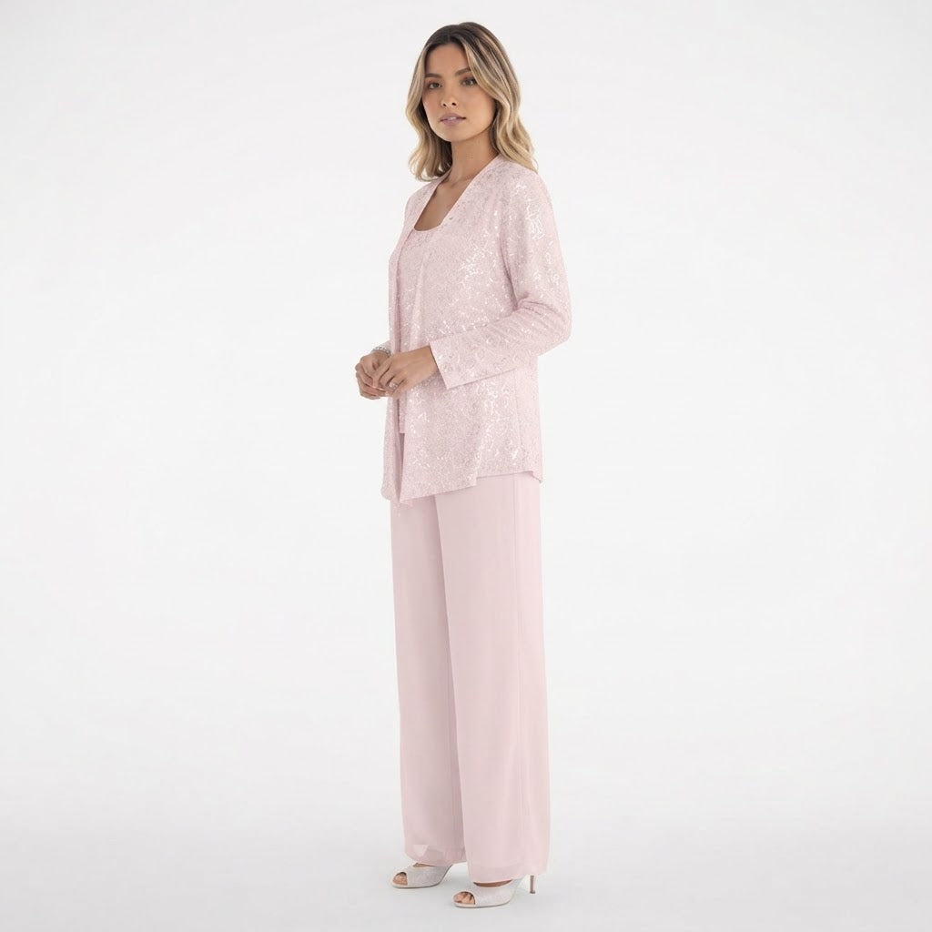 Conjunto Tres Piezas Lentejuelas