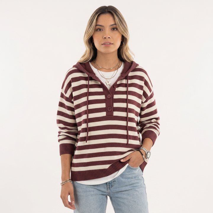 Jersey Capucha Rayas
