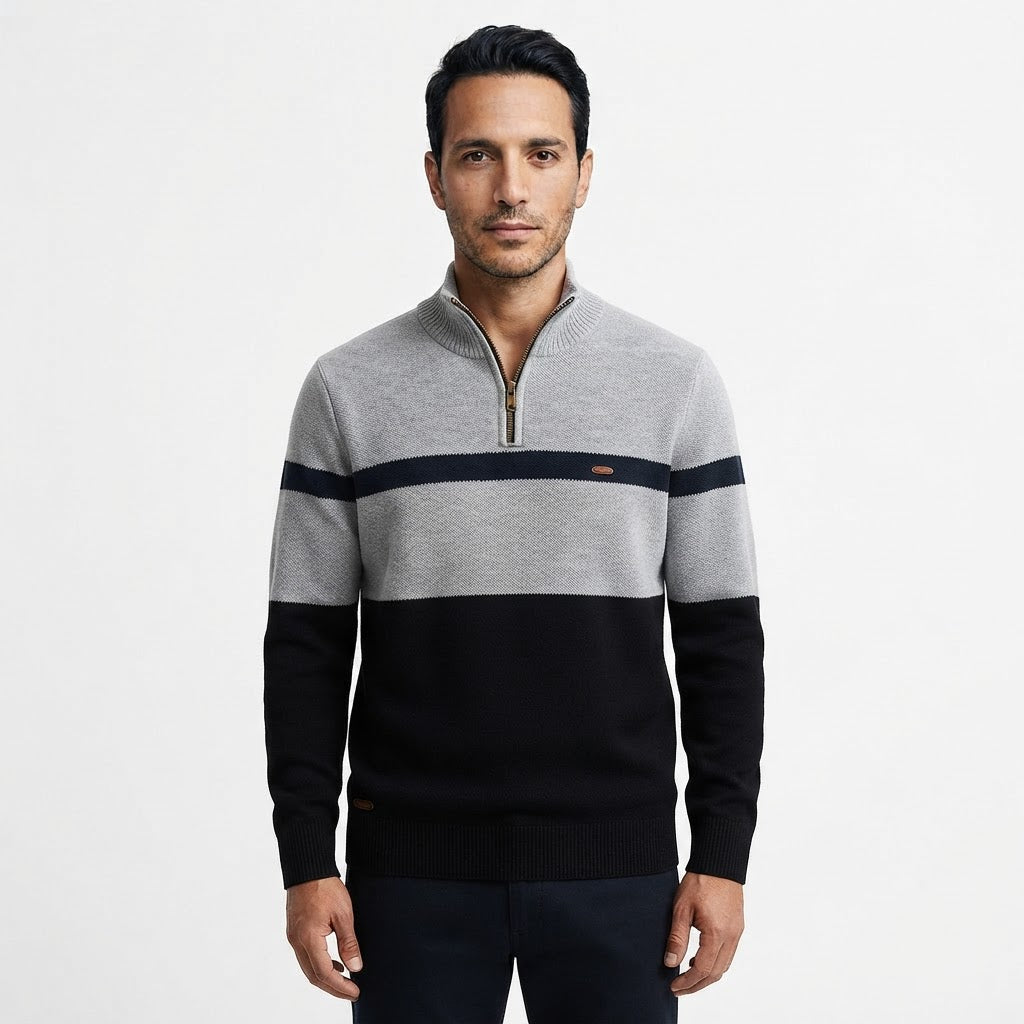 Jersey Media Cremallera Hombre