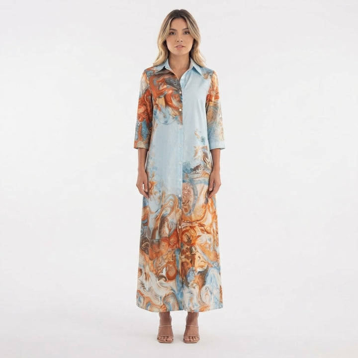 Vestido Largo Paisley