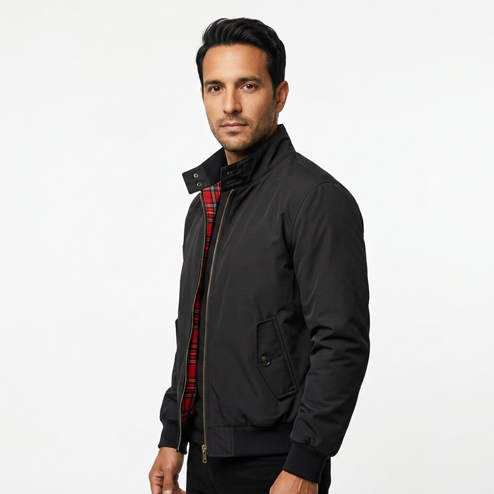 Chaqueta Bomber Forro Cuadros