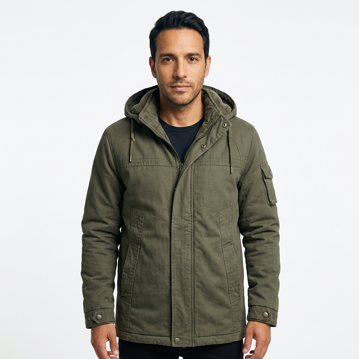 Chaqueta Capucha Forro Polar