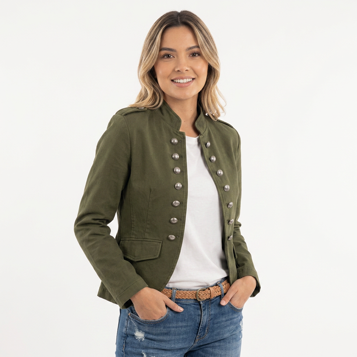 Blazer Cuello Alto Entretiempo