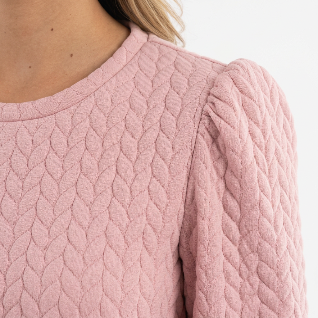 Sudadera Mangas Abullonadas