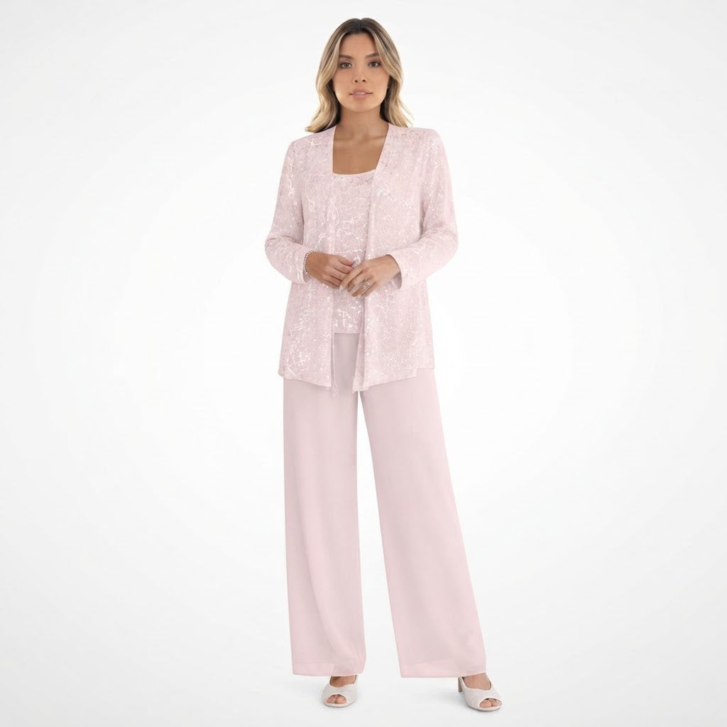 Conjunto Tres Piezas Lentejuelas