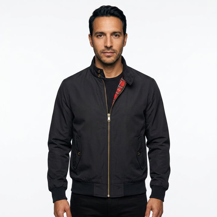 Chaqueta Bomber Forro Cuadros