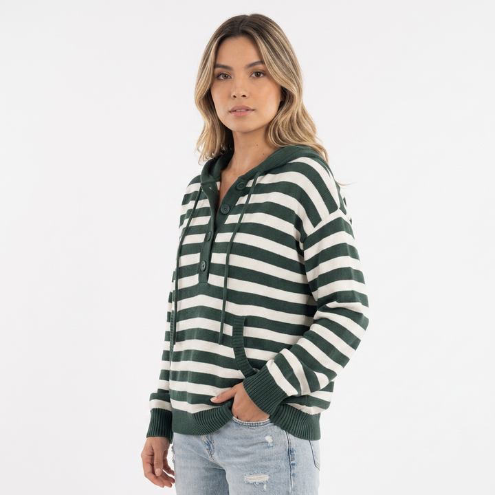 Jersey Capucha Rayas