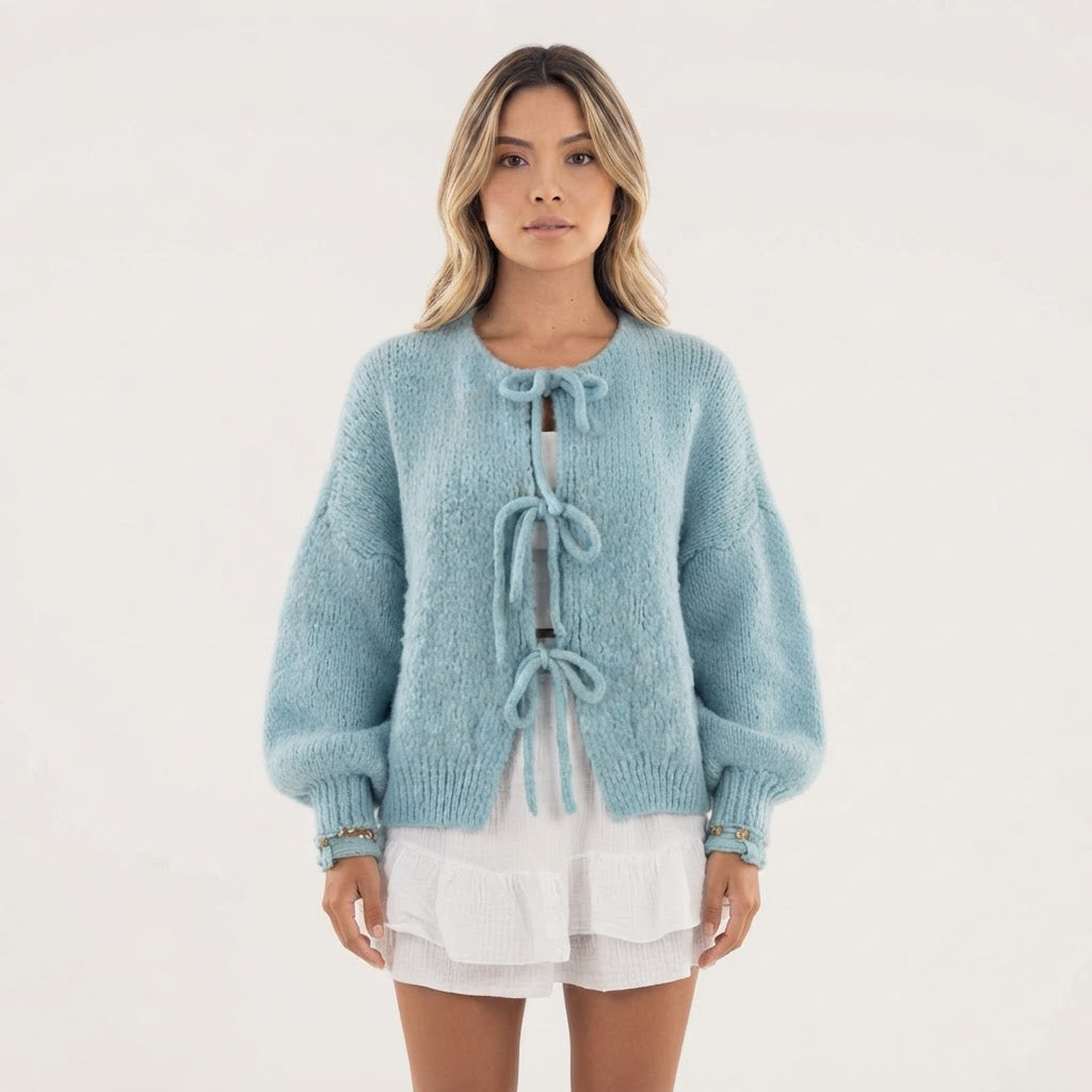 Cárdigan Punto Lazo Boho