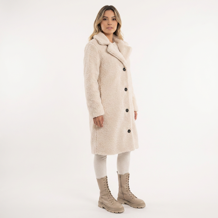 Abrigo Largo Elegante Invierno