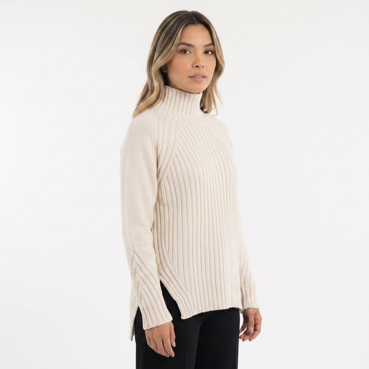 Jersey Cuello Alto Lana Merina