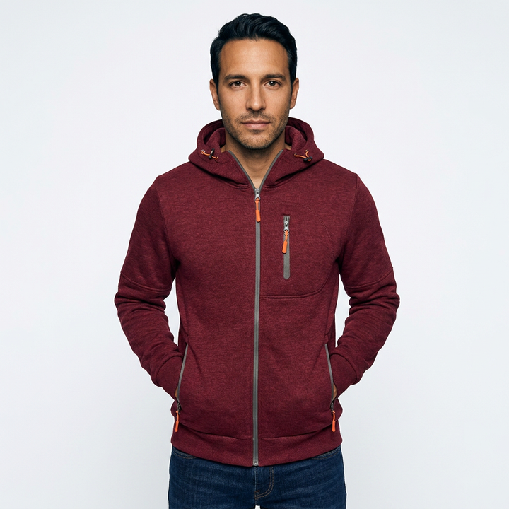 Sudadera Lana Cremallera Hombre