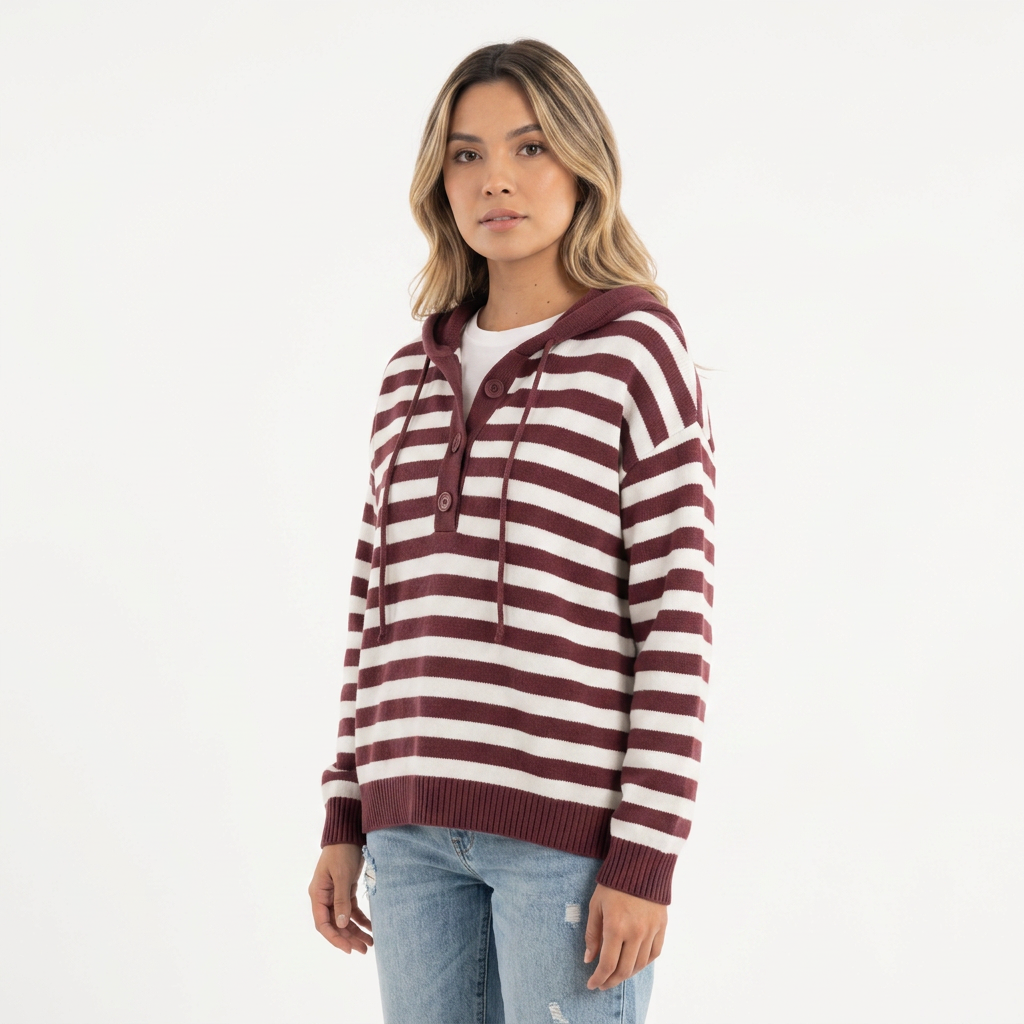Jersey Capucha Rayas