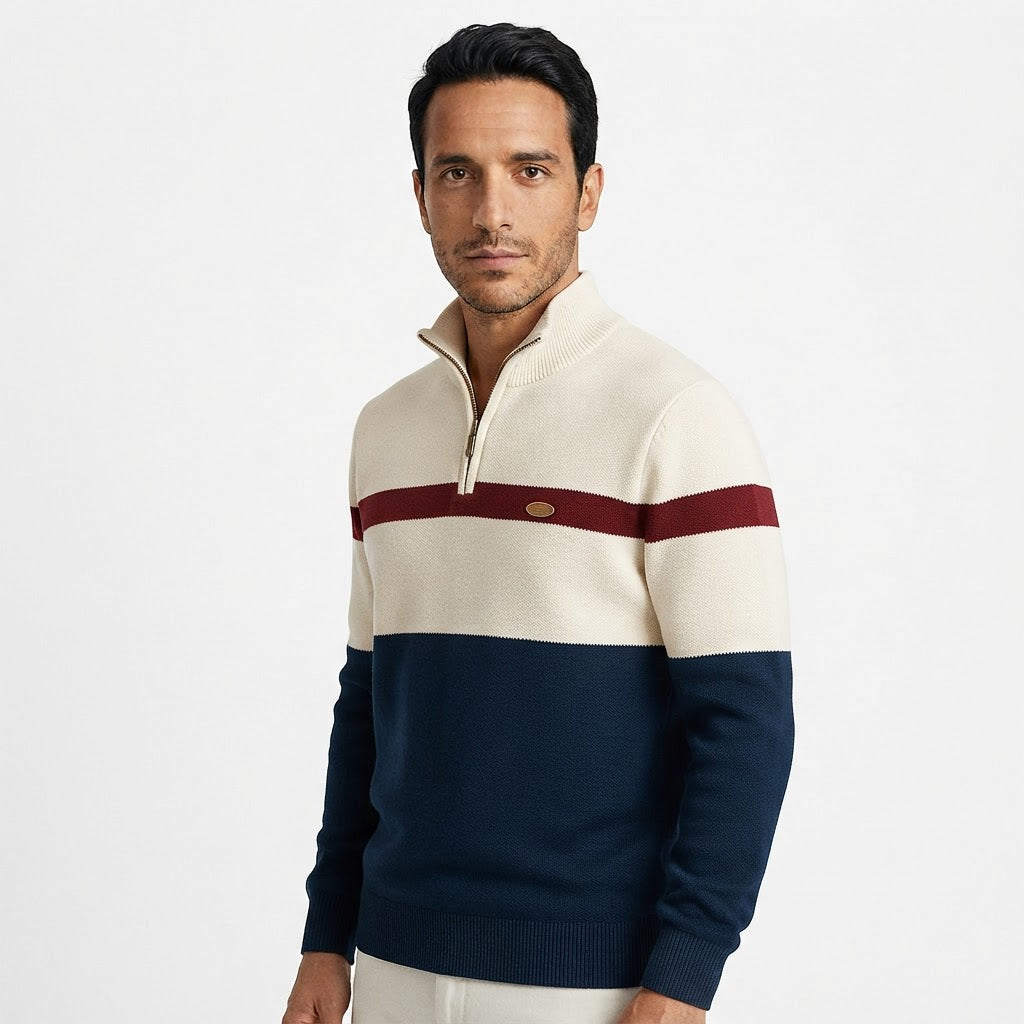 Jersey Media Cremallera Hombre