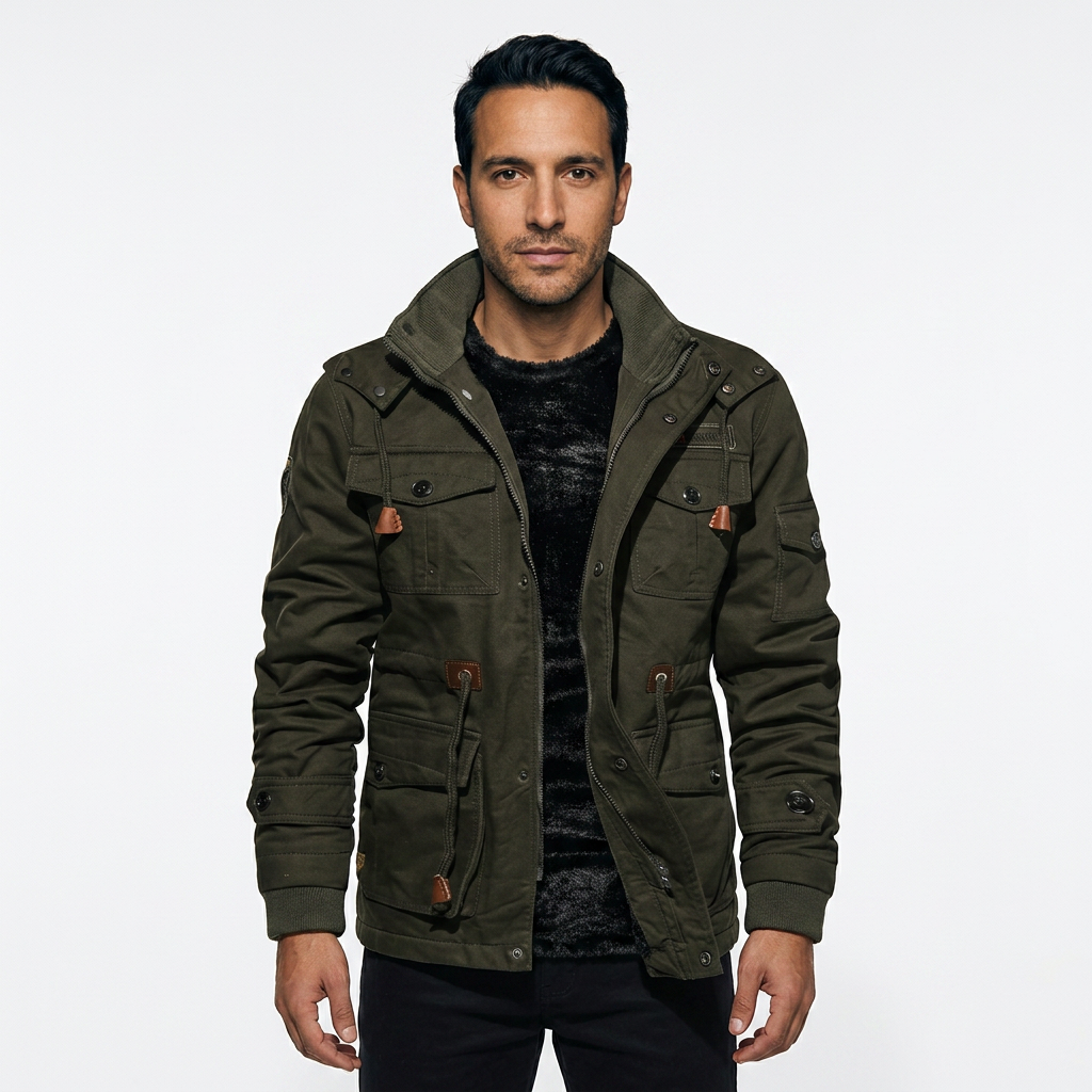 Chaqueta Forro Múltiples Bolsillos