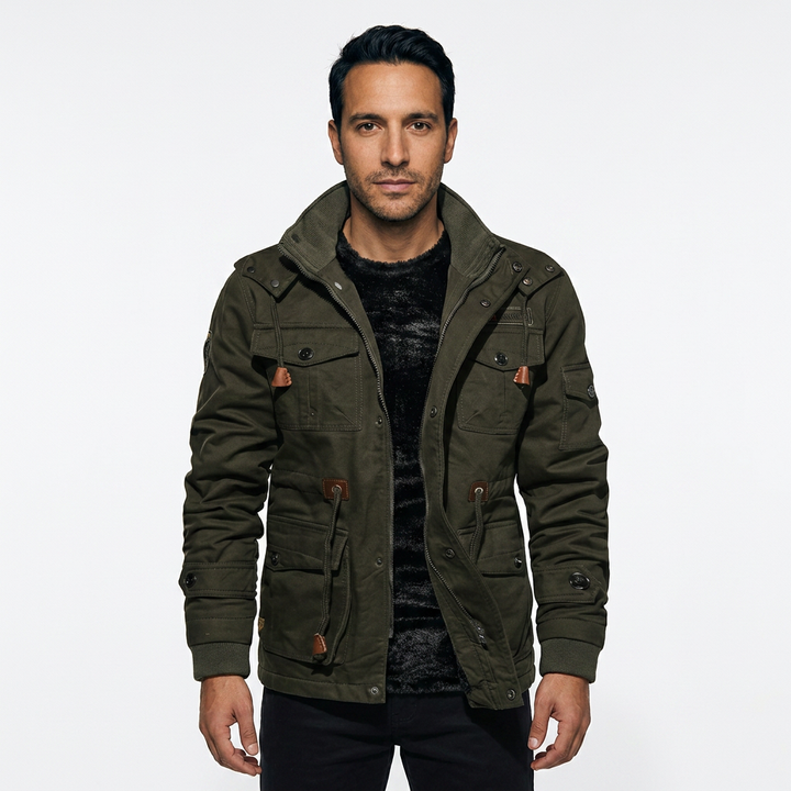 Chaqueta Forro Múltiples Bolsillos