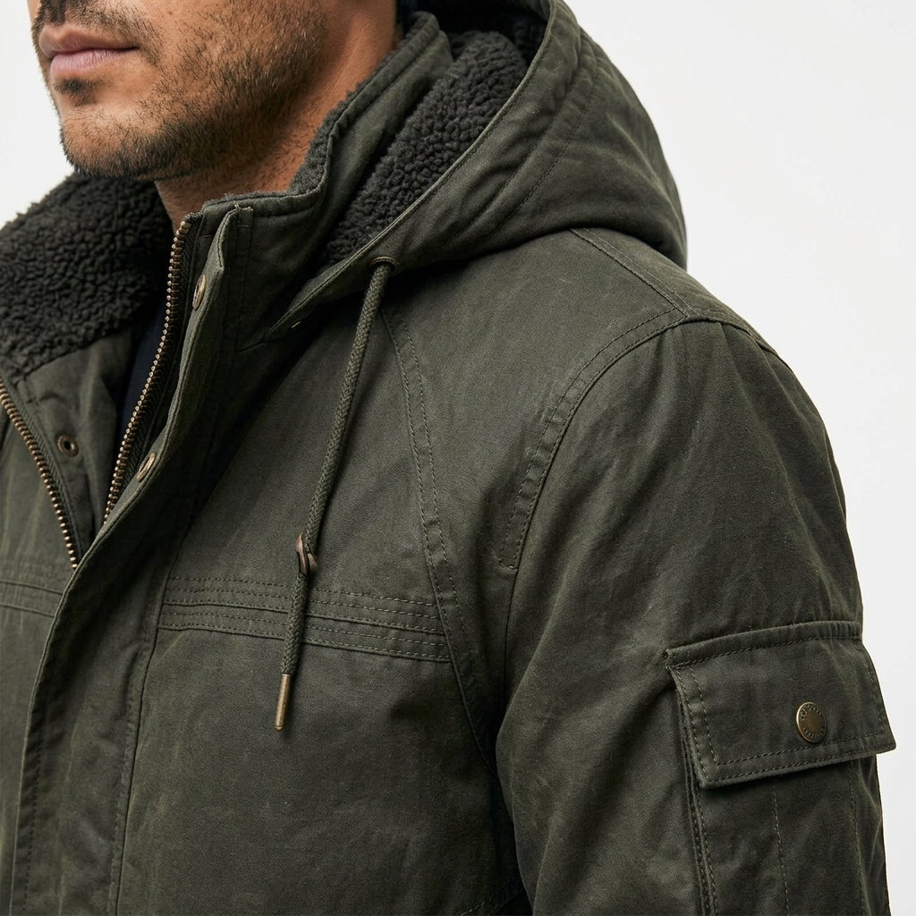 Chaqueta Capucha Forro Polar