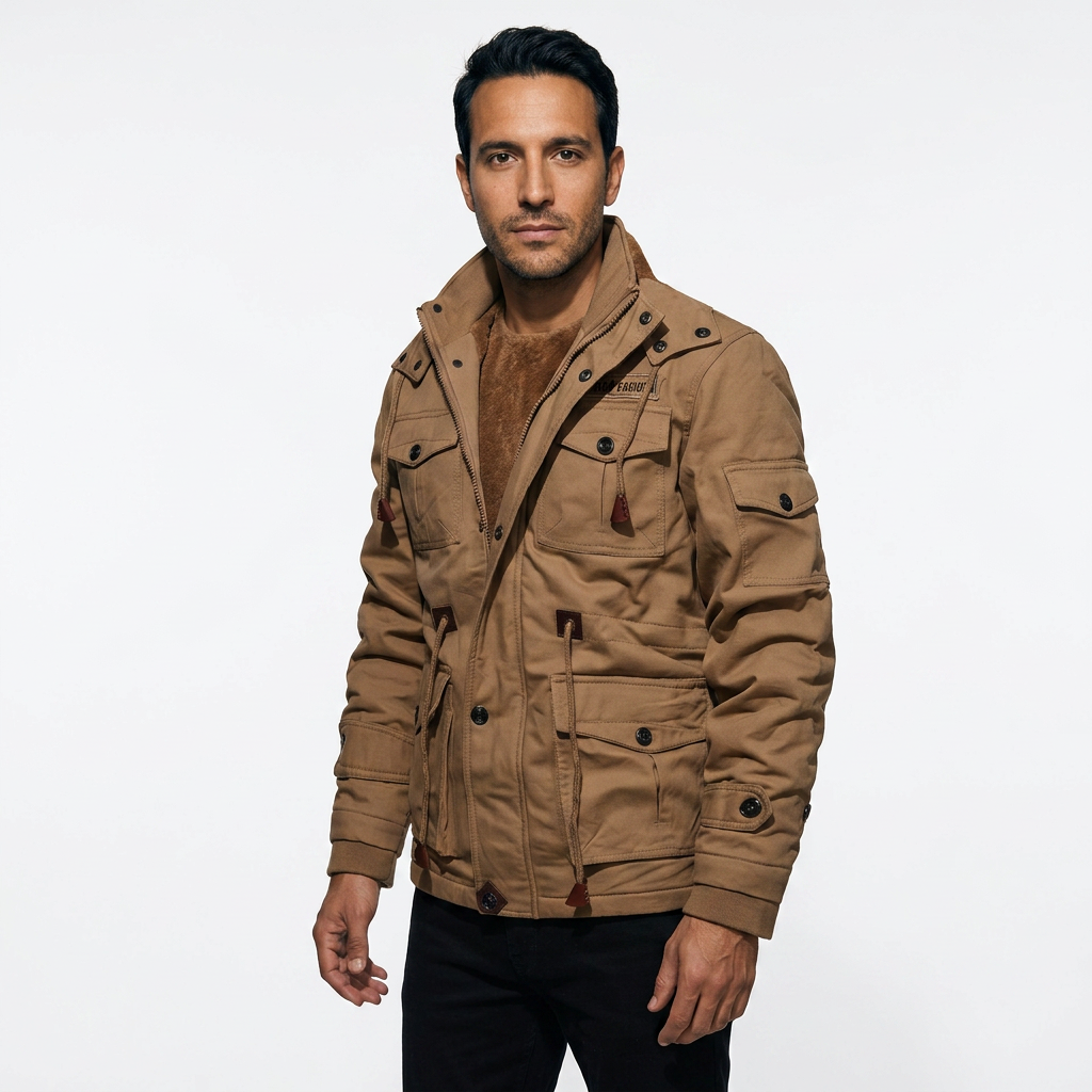 Chaqueta Forro Múltiples Bolsillos
