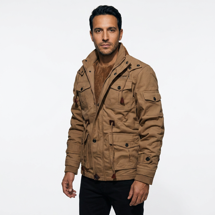 Chaqueta Forro Múltiples Bolsillos