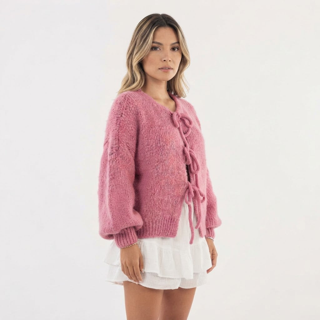 Cárdigan Punto Lazo Boho