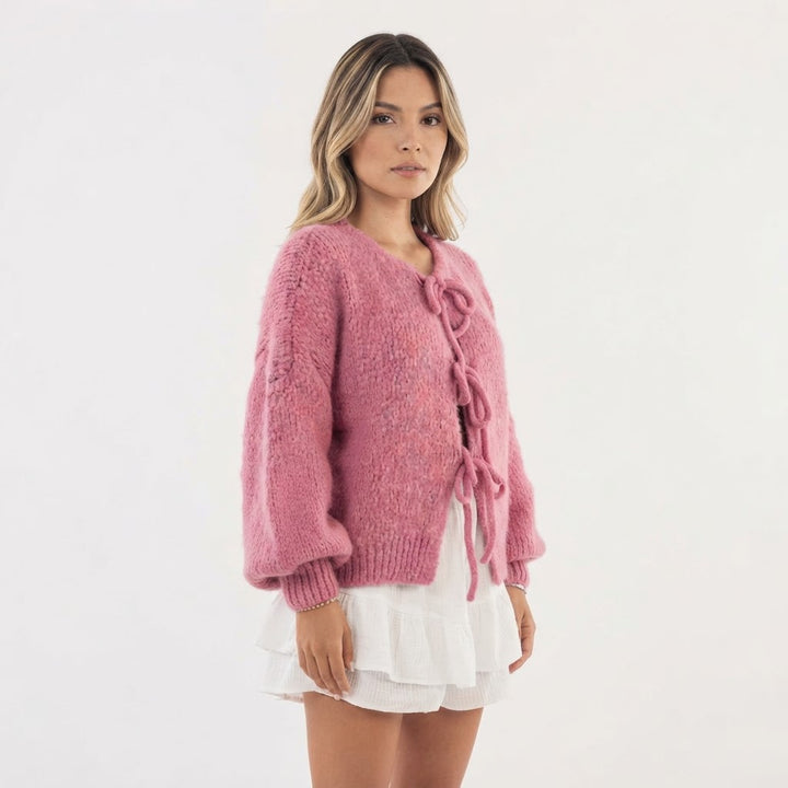 Cárdigan Punto Lazo Boho