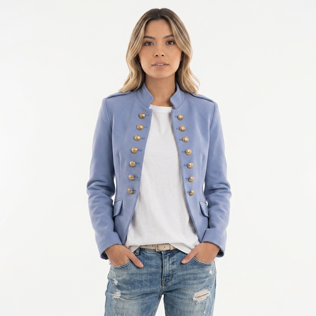 Blazer Cuello Alto Entretiempo