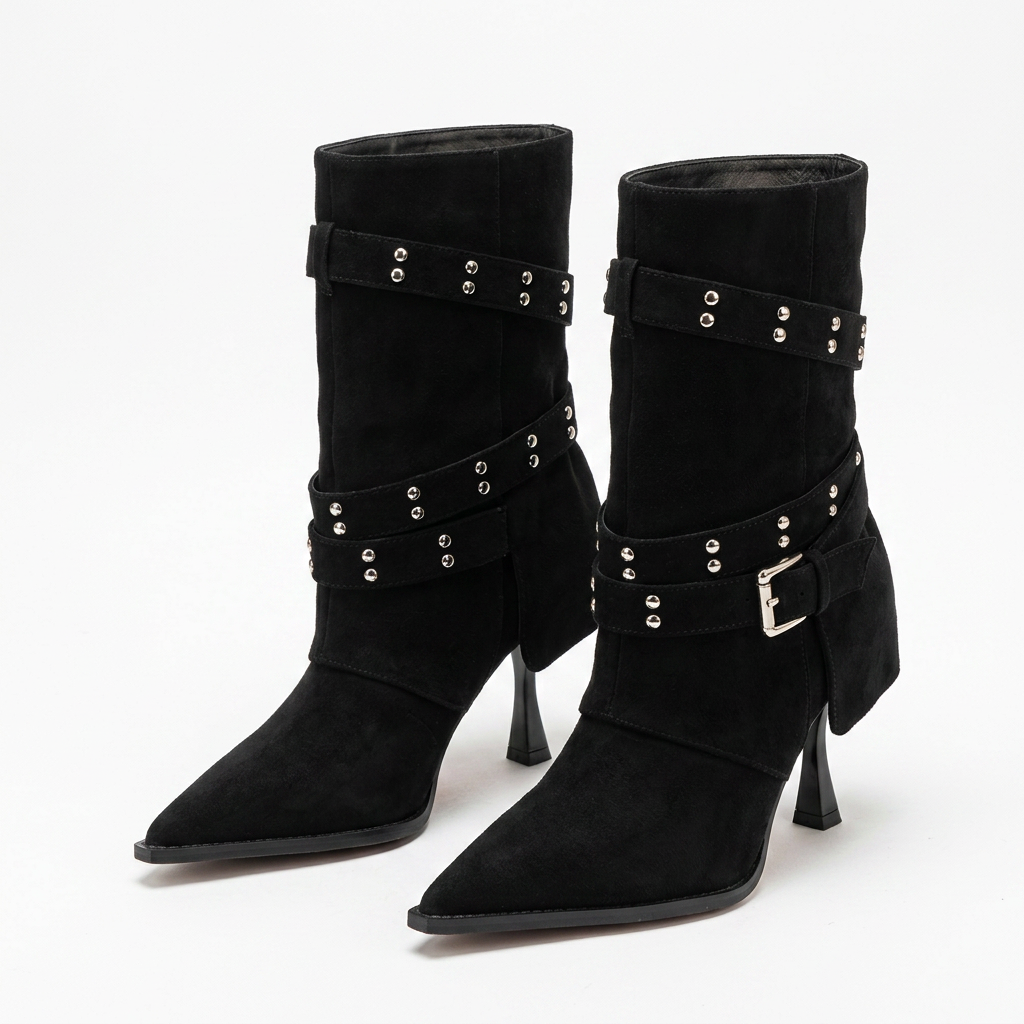 Botas Puntiagudas Tacón Aguja
