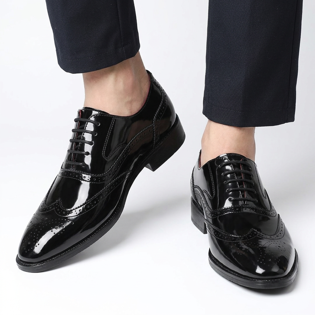 Zapatos Ortopédicas Brogue Ala Mosca