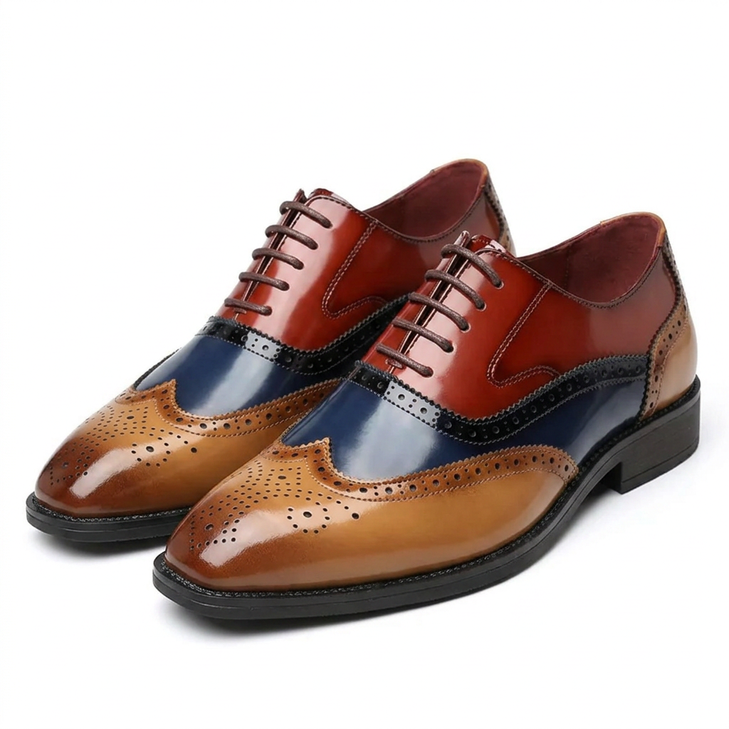 Zapatos Ortopédicas Brogue Ala Mosca