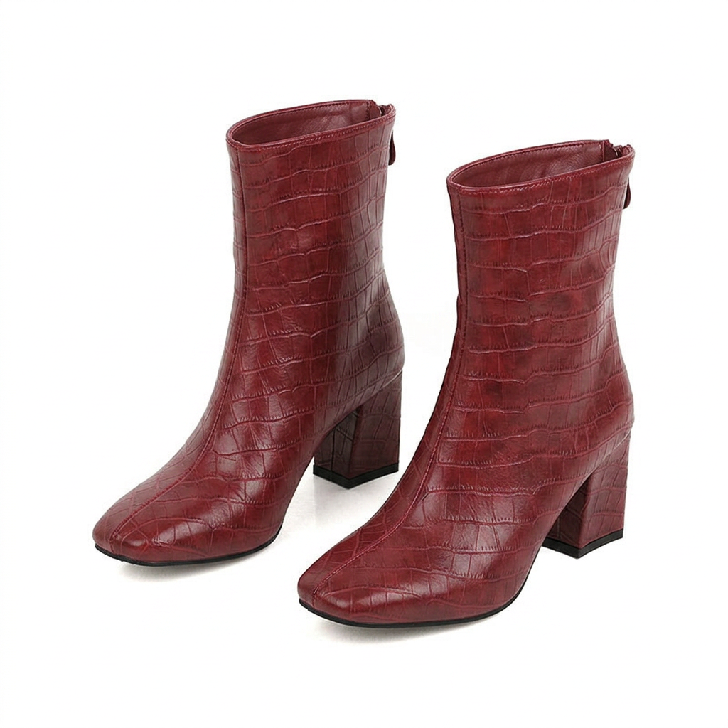 Botas Elásticas Puntera Cuadrada
