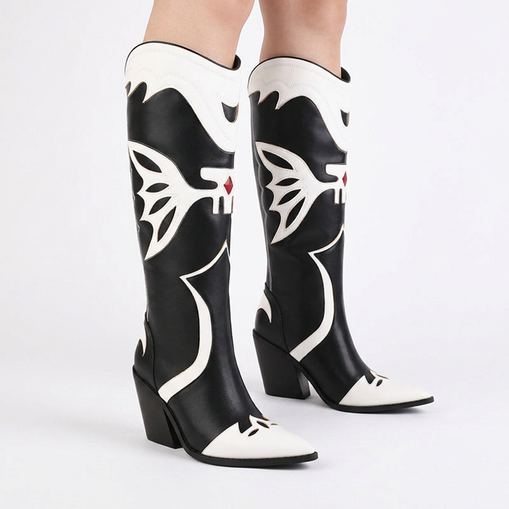 Botas Cowboy Tacón Alto Impermeables