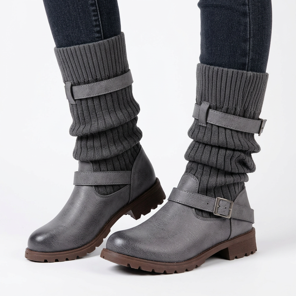Botas Lana Media Caña