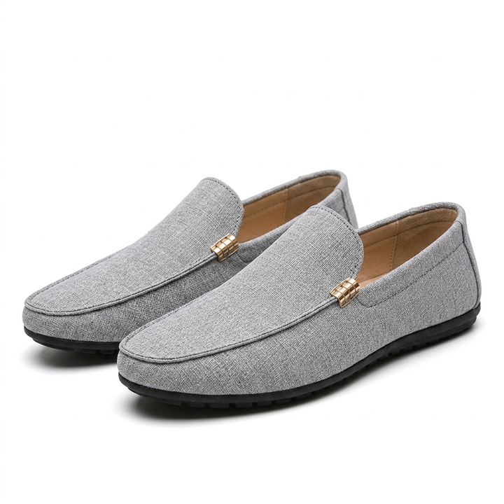 Mocasines Ortopédicas Lona Slip-On Hombre