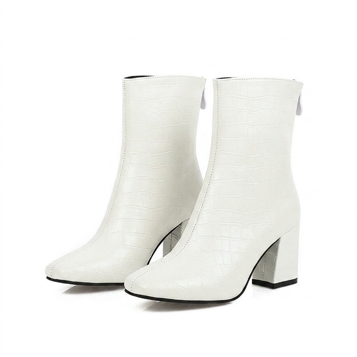 Botas Elásticas Puntera Cuadrada