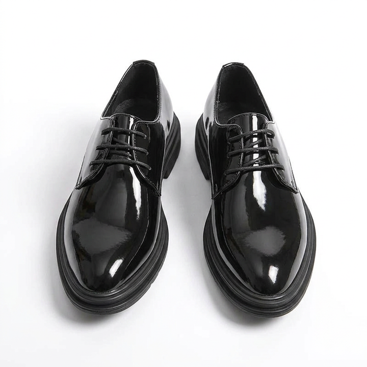 Zapatos Ortopédicas Derby Charol Hombre